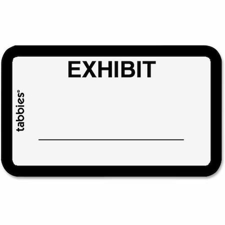 Tabbies LEGAL EXHIBIT LABELS, EXHIBITin, 252PK TAB58092